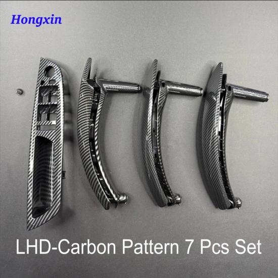 E70 E71 LHD RHD Upgraded Interior Door Handle with Leather Cover Assembly Full Set For BMW X5 X6 E70 E71 E72 2007-2014