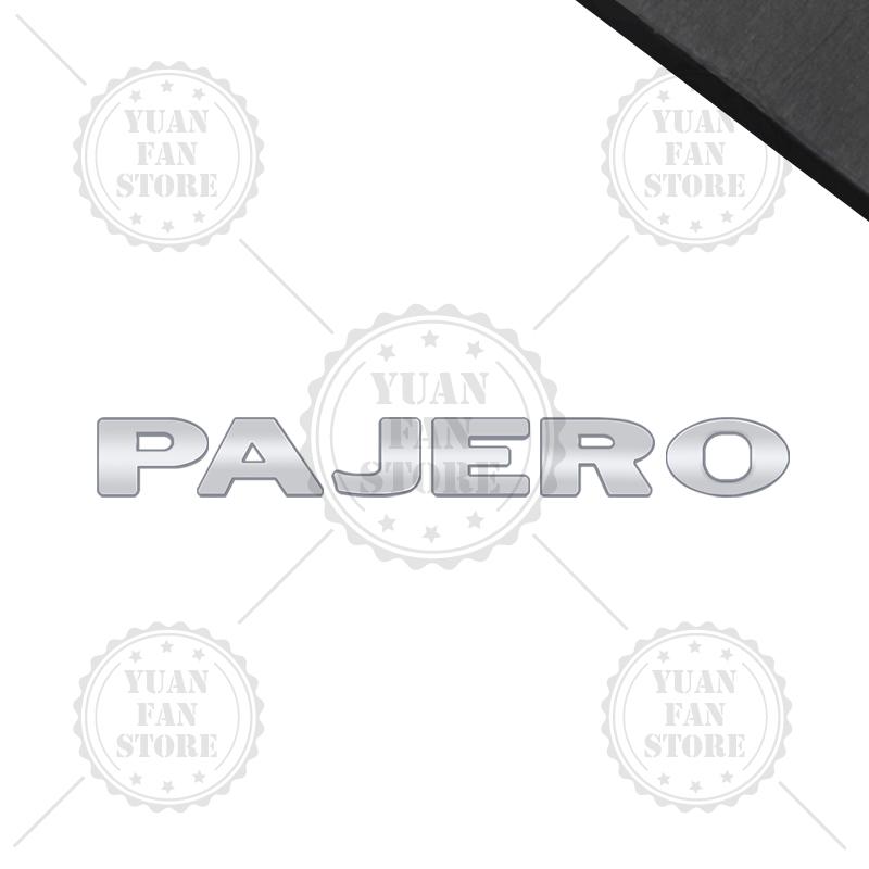 Cwlsev1 1PCS Lettre Métallique Pour Pajero Mitsubishi Emblème 3D Autocollants de Coffre Arrière de Voiture Insigne Lettres Capot Avant Accessoires Auto Style