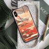 Kazuha leaf art Genshin Imapct silikonové sklo Kryt krytu telefonu pro iPhone SE 6 6s 7 8 Plus X XR XS 11 12 Mini Pro Max