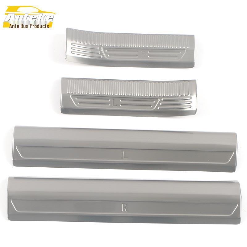 T55 Stainless Steel Sill Strip: Anti-Scratch Bumper Welcome Pedal Mod