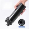 12/18/25/32oz 304 Stainless Steel Insulated Water Bottle, Matte Black Flask with Carry Handle Lid for Sports