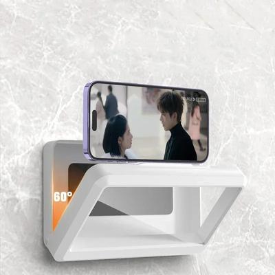 Dusch-Telefonhalter, wasserdicht, 480 Grad drehbar, für Badezimmer, Badewanne, Küche, Wand, wasserdicht und beschlagfrei