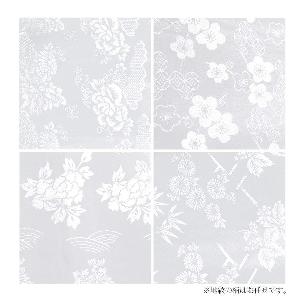 Washable Nagajuban Kimono with Half Collar White Nagajuban Clothes [KYOETSU] Women's Women's (No Removed, White, BL)