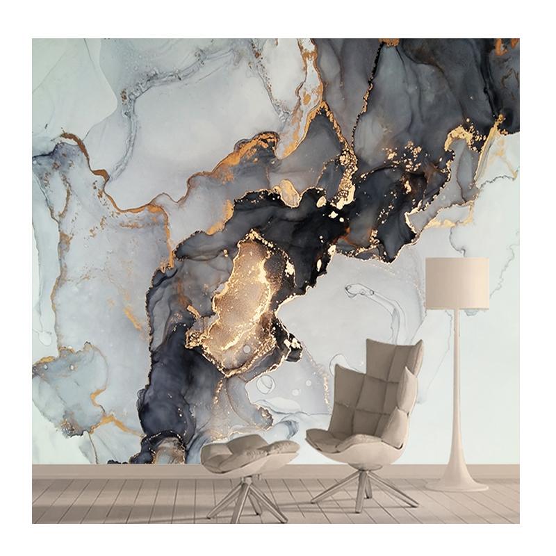 

Modern 3d Marble Color Wallpaper For Bedroom Wall Papers Home Decor Living Room Stripe Murals 200 cm(W) x 140 cm(H)