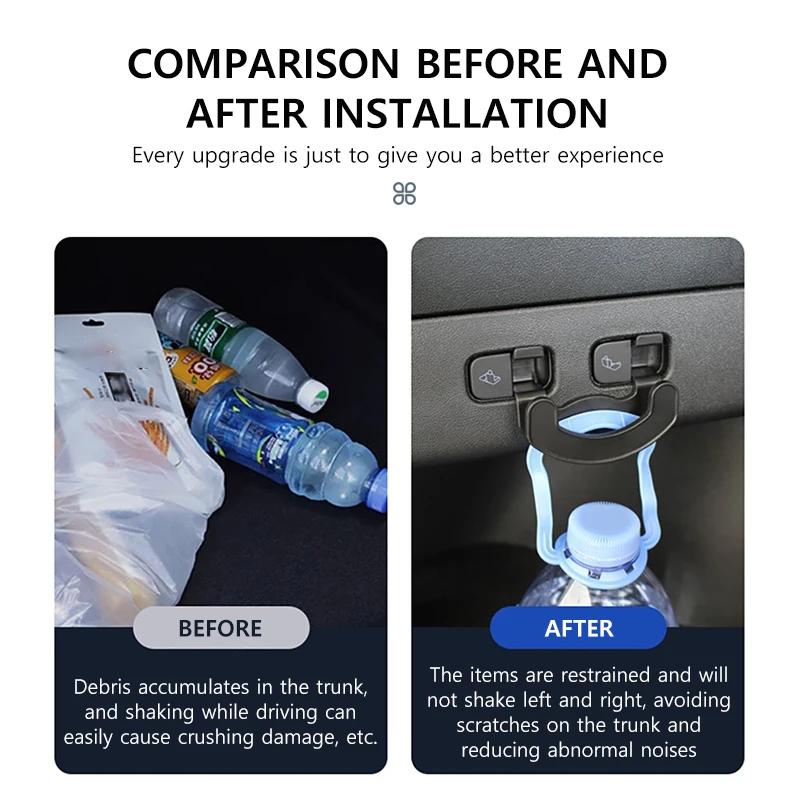 Car Hook for Tesla Model Y Car Trunk Wallet Pouch Hook Car Organizer Trunk Storage for Tesla Model Y 2025-2025 Accessories