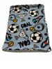 Komplet Niemowlęcy Czapka+Komin 74-86 Dla Chłopca 40-44 Jesień Football