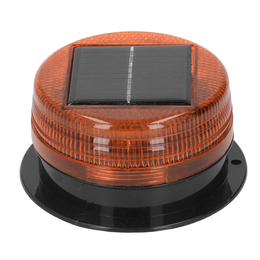 Solar Warning Strobe Light 8 High Brightness Bead Construction Road Warning Flash Lamp