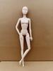 Vintage 1/6 PP Face Mold Doll Figures Joints Movable Solid Doll 30cm Blank Face Head Make Up Practice DIY Doll Playing Parts