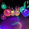 Colorful LED Solar Bubble Ball String Lights for Outdoor Decoration