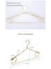 Aluminum Alloy Non-Slip Clothes Hanger with Hook: Traceless, Thickened, and Anti-Bump Design for Home Use