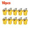 10Pcs T5 Car Dashboard Side Switch LED Light Colorful Bulbs Cars Interior Brightness 12V Instrument Lamp Auto Accessories