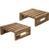 Solid Wood Cake Rack Rustic Serving Stand Dim Sum Rack Dessert Display Stand  Kitchen Counter