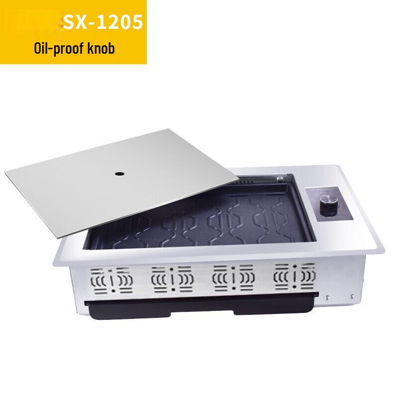 ZISIZ Smokeless Stainless Steel Electric Grill