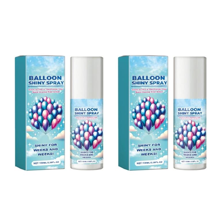 100ml Balloon Shine Spray Balloon Shine Liquid for Birthday Parties Decorations