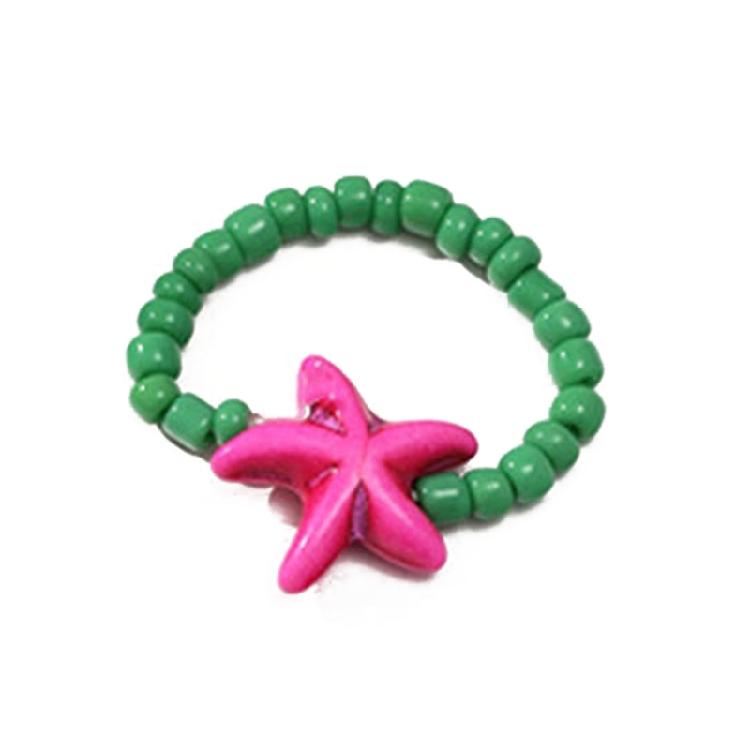 Rainbow Rice Bead Rings Handmade  Bead Stackable Rings Boho Jewelry Gift