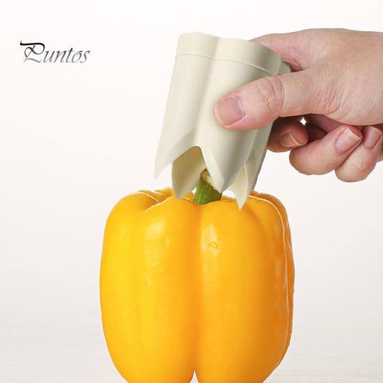 2-in-1 Jalapeno Pepper Corer Remover Tool Large Small Corer Sizes Comfortable Grips Rust-resistant Durable Chili Seeds Remover