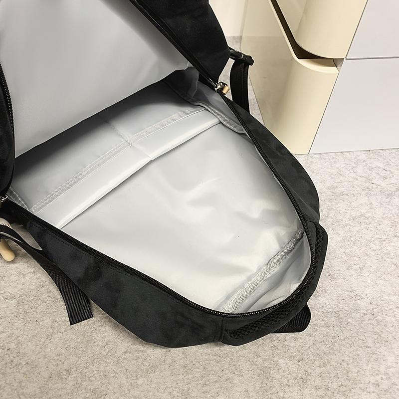 Junior High School Student Schoolbag Men's Large Capacity Backpack Print Women's Travel Backpack with Coin Purse