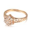 Kinel Zircon Full Paved Rings For Women Rose Gold Color Jewelry Gift