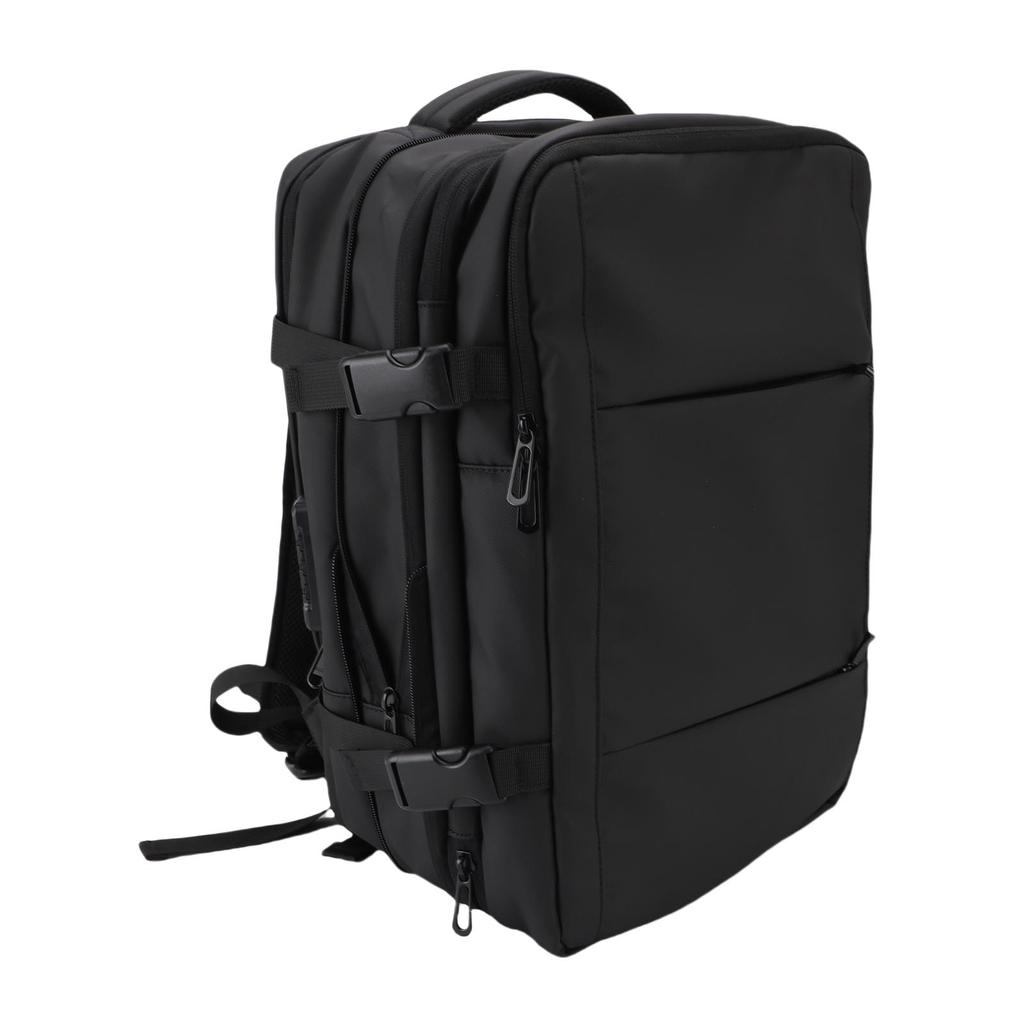 Vacuum Backpack Expandable USB Charging Port Rain Proof Lock Design Compression Travel Backpack for