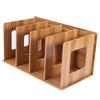 Wooden DIY Desktop Bookshelf Rack Books DVD Storage Magazine Holder for Students Kids Adult #02