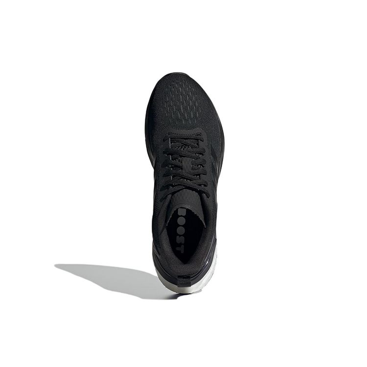 Adidas Response Super Comfortable Versatile Mesh Durable Breathable Low-Top Short Distance Running Shoes Women Sneaker Black FY6486