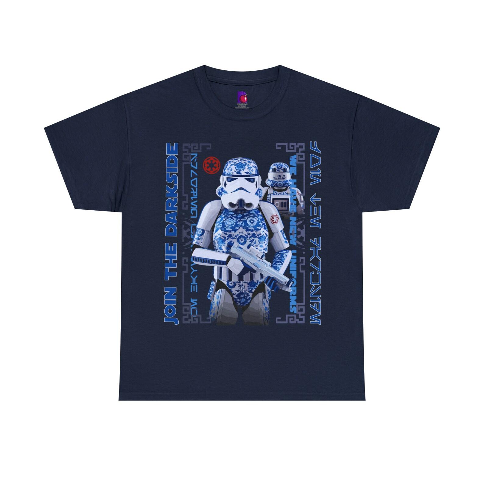 Star Wars Porcelain Blue Stormtrooper Gildan Unisex Heavy Cotton Tee 100
