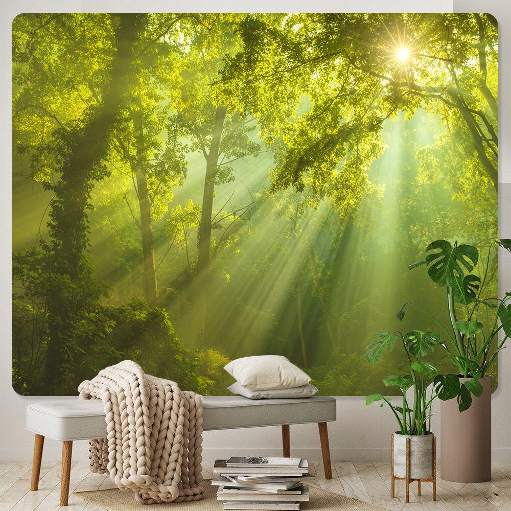 Туманный примитивный лесной гобелен — фото 3