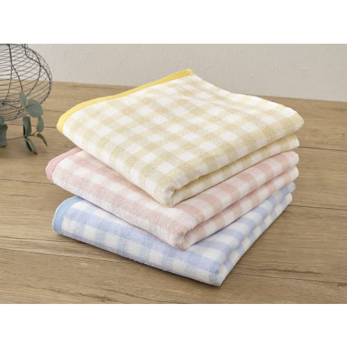 Kosugizen Mini Bath Towels, Pastel Cloth, 3 Colors, 1 of Each, 50 X 100 Cm, Small Size Bath Towels, Great Value, Set of 3 (SV-428-3)