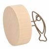 10PCS Wood Round Wood Clip Metal Clip Message Stand Tabletop Display Vintage Card Clip  Cafe Counter
