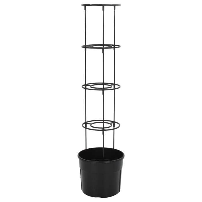 Tomato Planter - Maison Exclusive - Anthracite - Ø29.5x115 Cm - UV-resistant Polypropylene