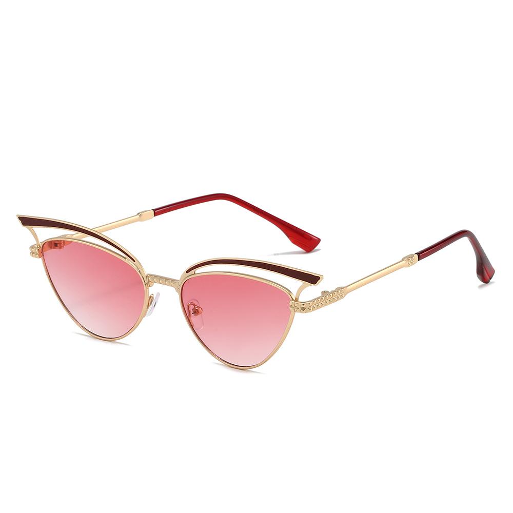 Hollow Cat Eye Sunglasses Personalized Sunglasses Women'S Sunglasses Of The Same Style