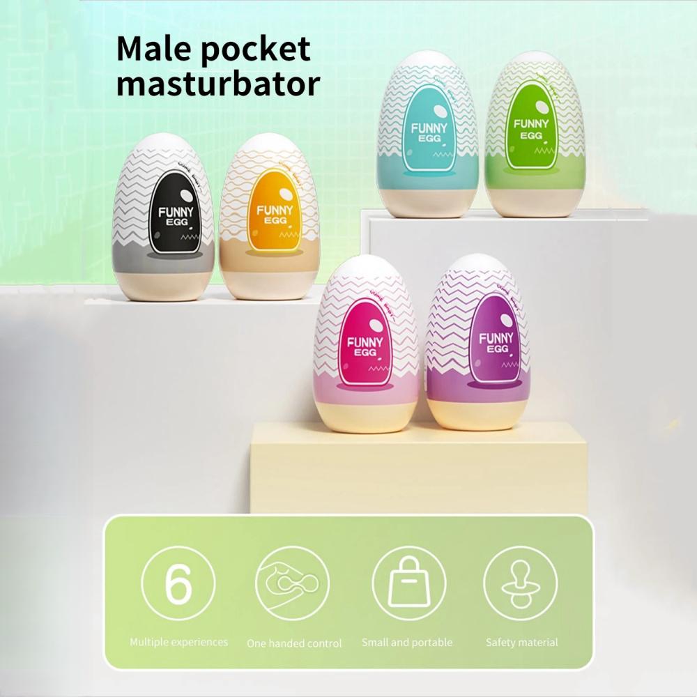 Mini hordozható maszturbációs tojáspohár valósághű vagina kezdőknek Puha maszturbációs csésze péniszmasszírozó-stimulátor szexjátékok férfiaknak