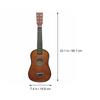 EXCEART Guitar for Beginners Wood Folk Guitar Music Learning Instrument Beginners 23-inch