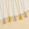 26 English Letter Necklaces Women's Bubble Glossy Letter Pendants Collarbone Chains 2026
