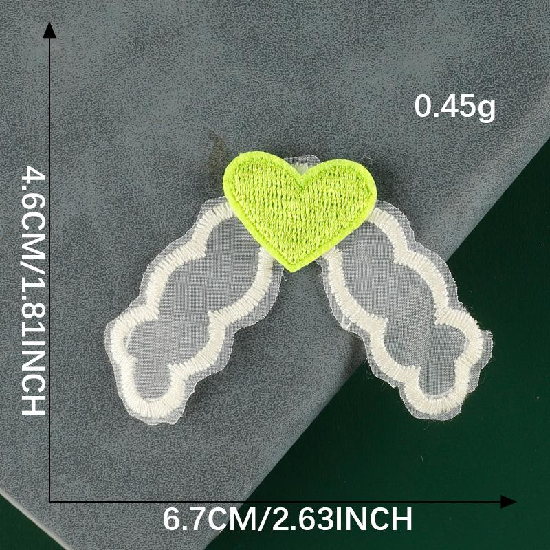 Duoku Original Love Cloth Label Accessories Socks Shoes And Hats Hair Accessories Lace Hairpin Accessories Headgear Brooch Embroidery Sticker