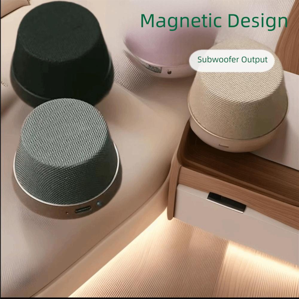 Portable Subwoofer Magnetic Bluetooth Speaker Mini Wireless Smart Bluetooth Speaker USB Waterproof Phone holder Travel