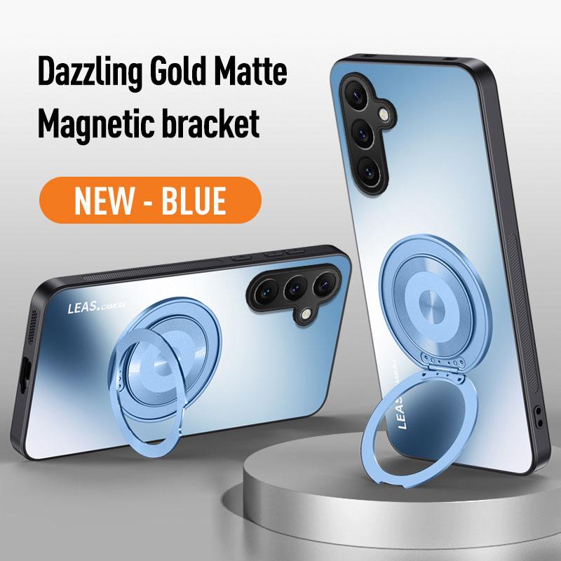 For Samsung A05 A06 A14 A15 A16 A35 A36 A56 A24 A34 A54 A25 A35 A55 A17 Magnetic Ring Stand Back Phone Case Ring Protect Cover