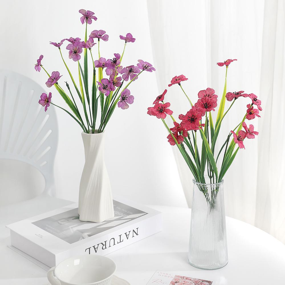 1/2Pcs Artificial Flowers Bouquet 32CM Fake Flowers for Home Decor Garden Decoration Outdoor Vase Bonsai Ornament Accessories