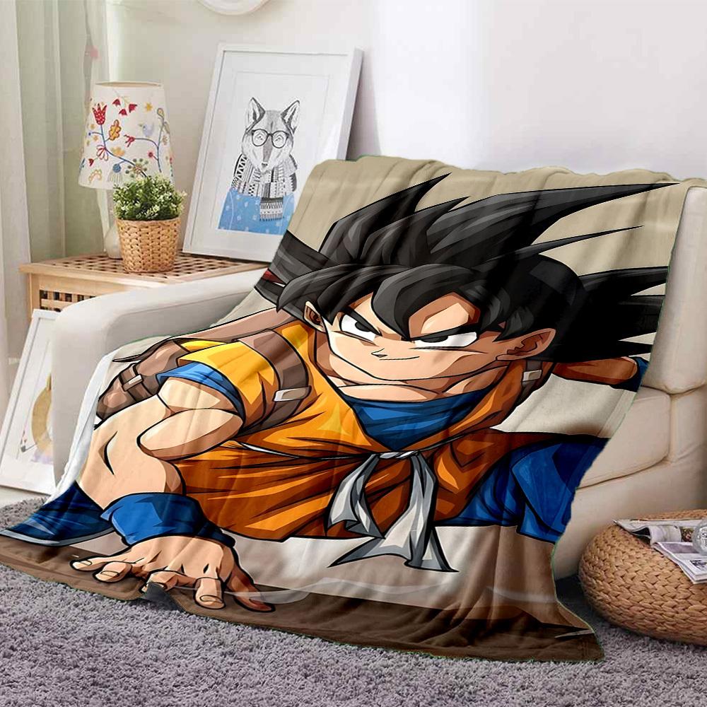 1 Stück Saiyan, Krieger Flanelldecke [Gemütliche Überwurfdecke] Für Sofa, Bett, Reisen, Camping, Wohnzimmer, Büro, Couch, Stuhl Und Bett