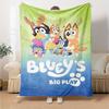 Bluey Blanket Soft Warm Cozy Great for Seaside Bedding Couch Four Seasons Multipurpose Modern Best Holiday Gift for Friends Family