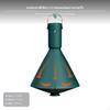 5Piece Portable Clothes Dryer, Foldable Travel Drying Machine, Dorm Use Green Small Bag
