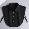 Black Fake Collar White Adjustable Neckline Elegant False Blouse Collar  Clothes Decoration