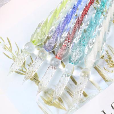 Glas Tropfen Füllfederhalter Vintage Dip Schreibfeder Füllung Tinte Malzubehör