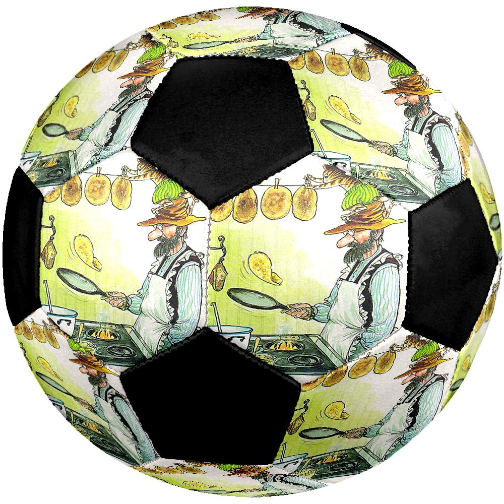 Pettson and Findus Theme Size 5 Soccer Ball, Suitable for Both Indoor and Outdoor Matches, a Gift Suitable for Everyone.