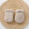 Infant Anti Scratch Gloves Stylish Winter Mittens for Babies Practical Newborn Mittens Soft & Insulated Mittens Gift
