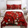 Van Gogh Art Cute Kawaii Duvet Cover Comforter Bedding set Soft Quilt Cover and Pillowcases for Teens Single/Double/Queen/King