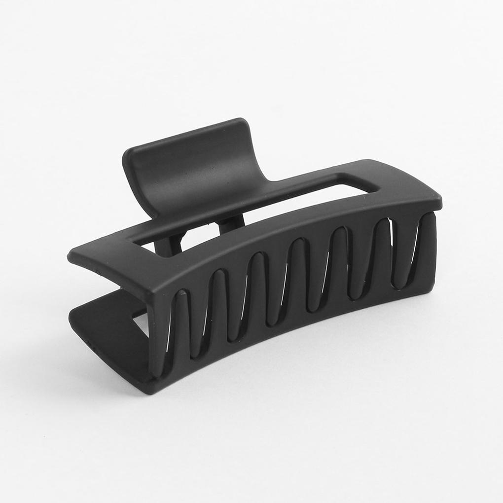 Damen Matte Quadratische Haarspange (Schwarz) Hochstecknadel
