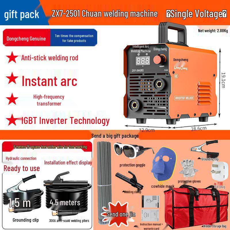 Electric Inverter DC Welder 220V/380V - Industrial Grade, Single/Three-Phase, Spot Welding Source