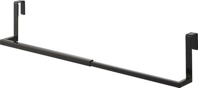 Yamazaki Βιομηχανικό κρεμαστό ελαστικό πατάκι μπάνιου και πετσέτα x x απλά κρεμάστε στο συρτάρι εύκολα στο 7421 Co., Ltd. Κρεμάστρα κάτω από το μπάνιο, μαύρη,