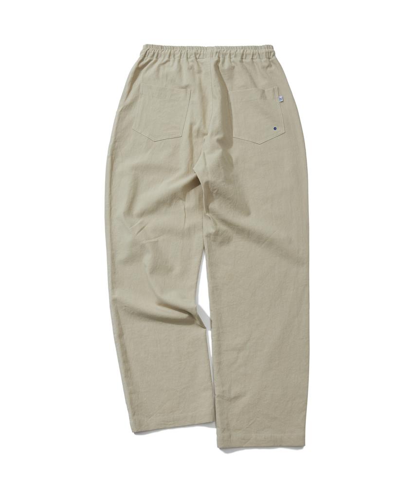 CAPITAL RADIO TUNES Linen Fatige Pants Light Beige